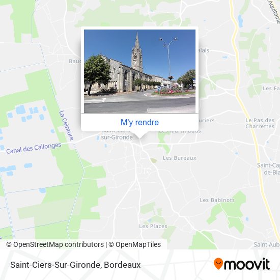 Saint-Ciers-Sur-Gironde plan