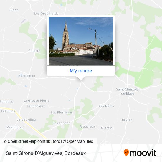 Saint-Girons-D'Aiguevives plan