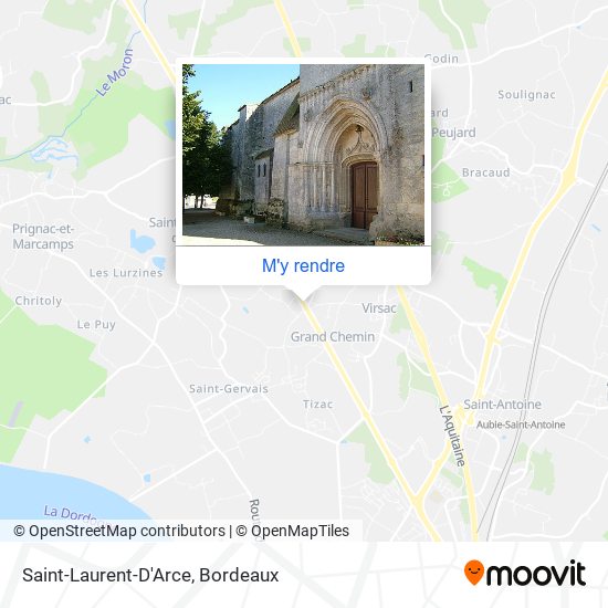 Saint-Laurent-D'Arce plan