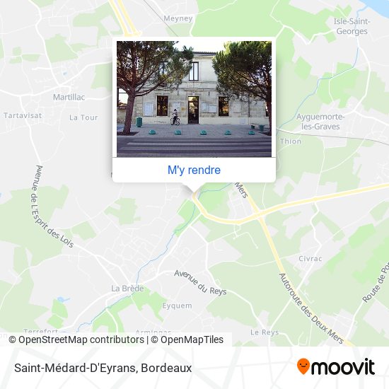 Saint-Médard-D'Eyrans plan