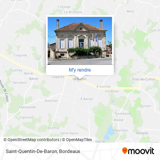 Saint-Quentin-De-Baron plan