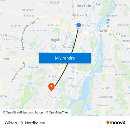 Wilson to Nordhouse map