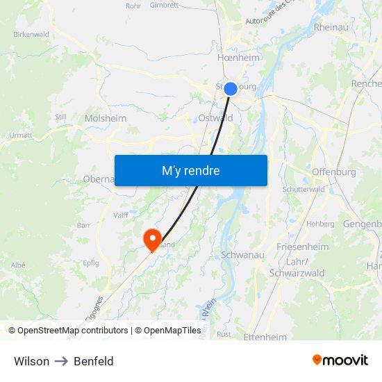 Wilson to Benfeld map