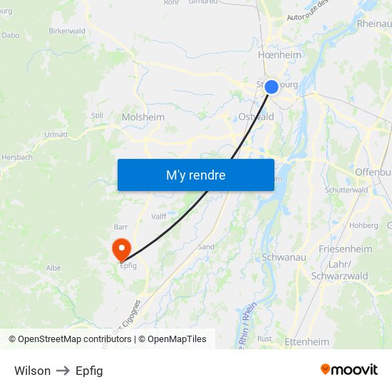 Wilson to Epfig map