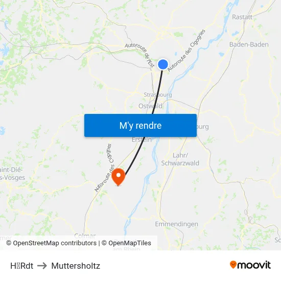 HRdt to Muttersholtz map