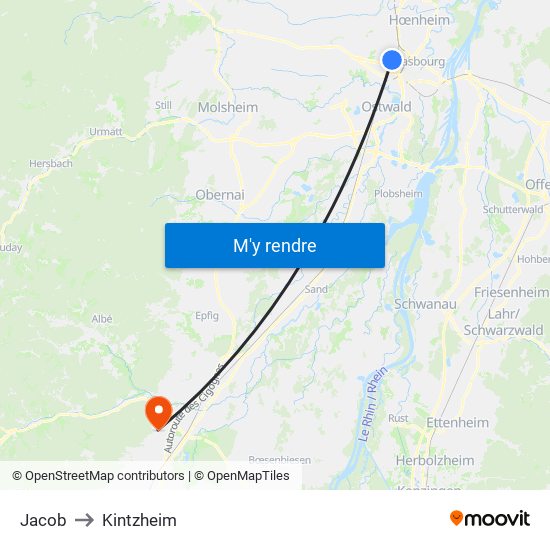 Jacob to Kintzheim map
