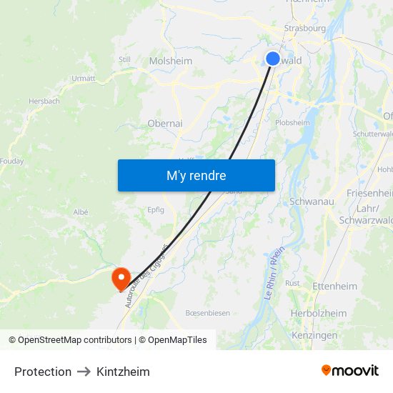 Protection to Kintzheim map