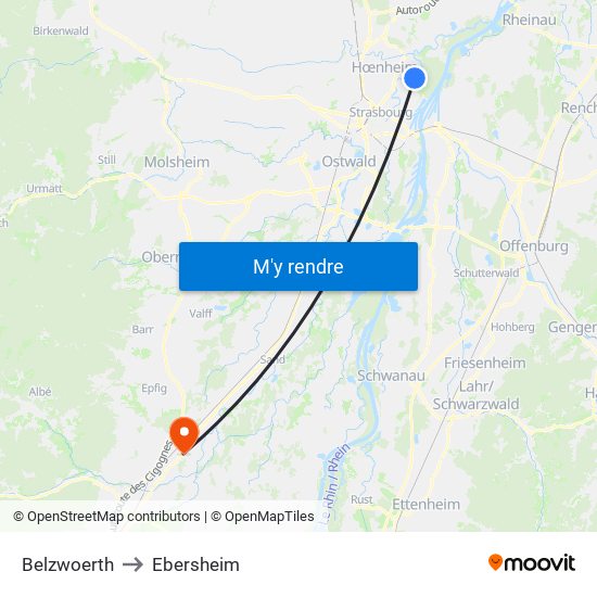 Belzwoerth to Ebersheim map