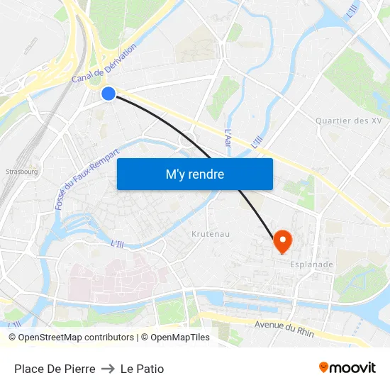 Place De Pierre to Le Patio map
