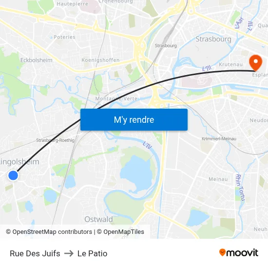 Rue Des Juifs to Le Patio map