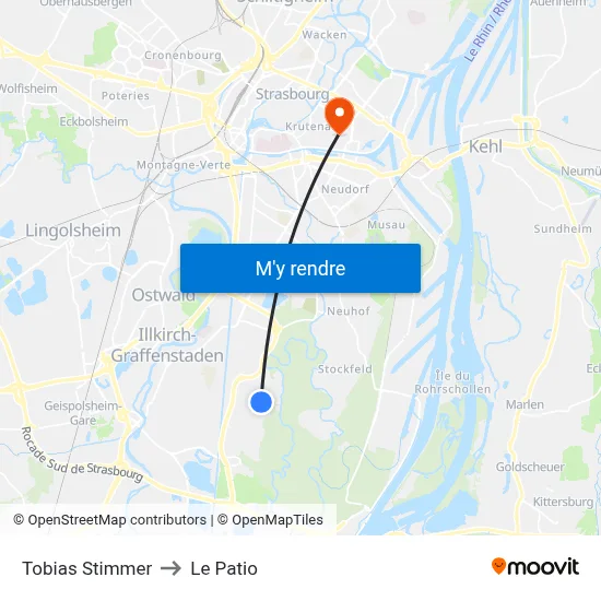 Tobias Stimmer to Le Patio map