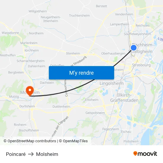 Poincaré to Molsheim map