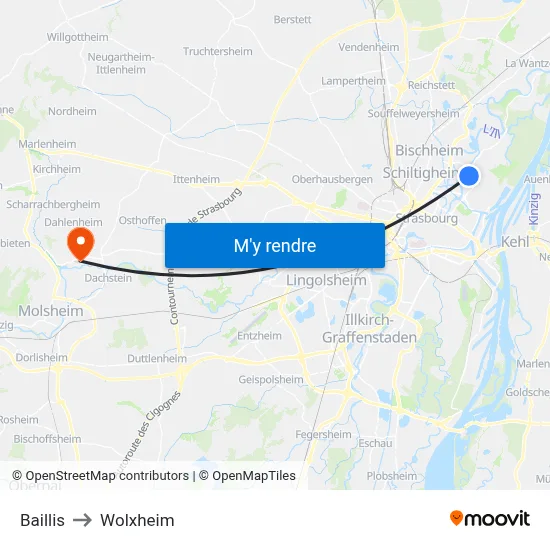 Baillis to Wolxheim map