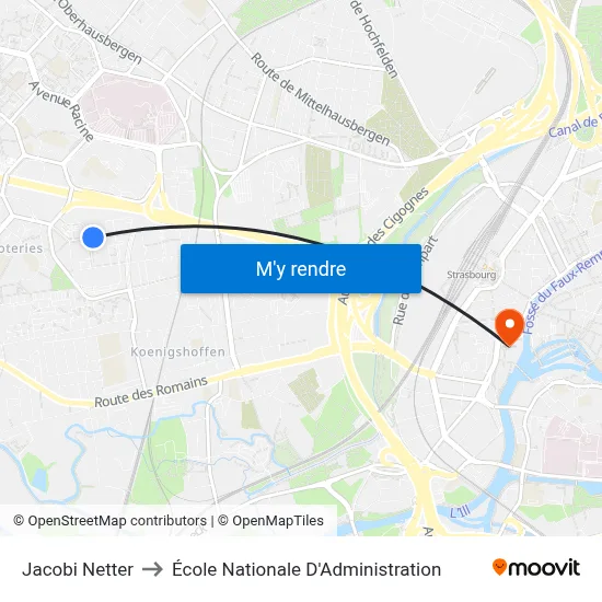 Jacobi Netter to École Nationale D'Administration map