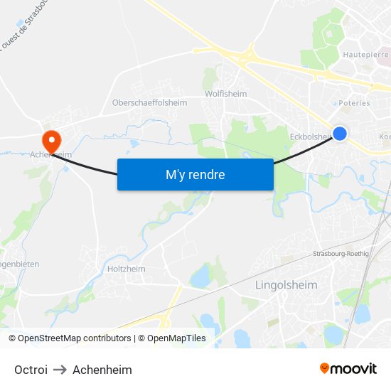 Octroi to Achenheim map