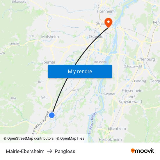 Mairie-Ebersheim to Pangloss map