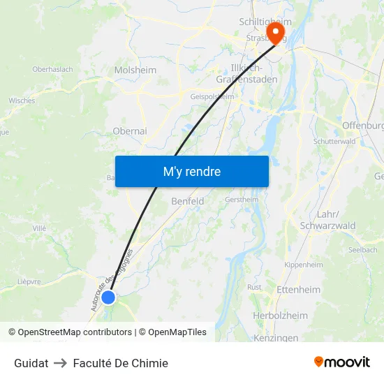 Guidat to Faculté De Chimie map