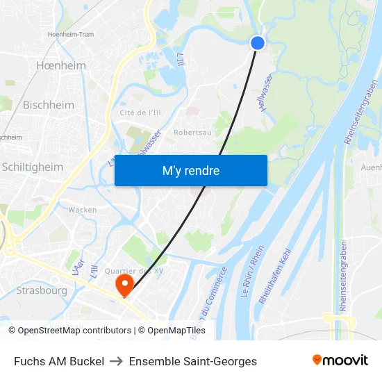 Fuchs AM Buckel to Ensemble Saint-Georges map