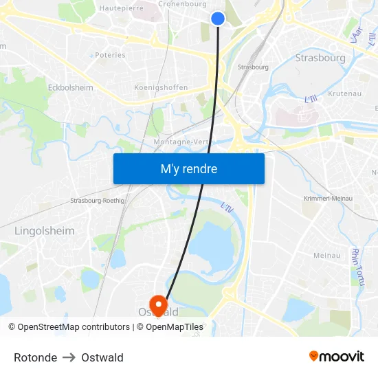 Rotonde to Ostwald map