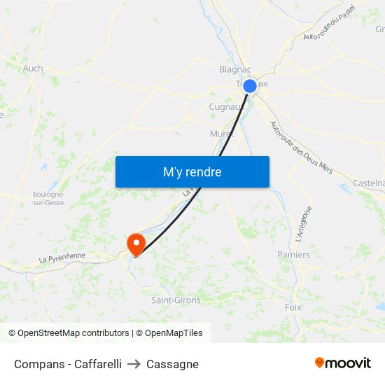 Compans - Caffarelli to Cassagne map