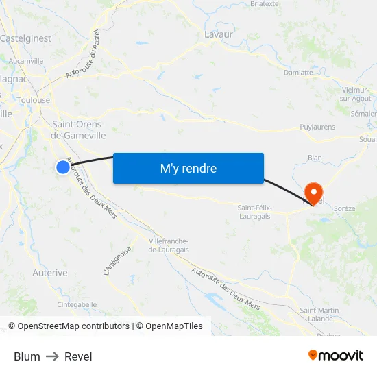 Blum to Revel map