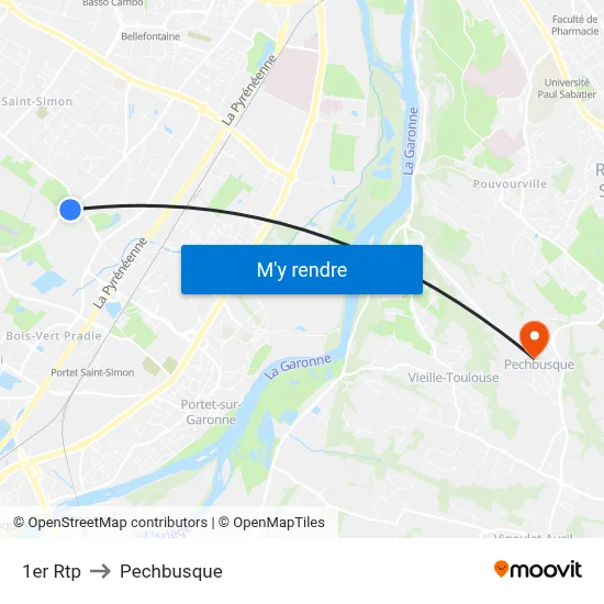 1er Rtp to Pechbusque map