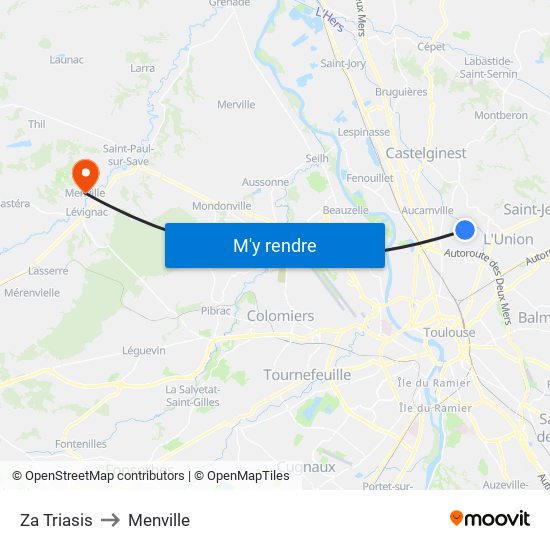 Za Triasis to Menville map