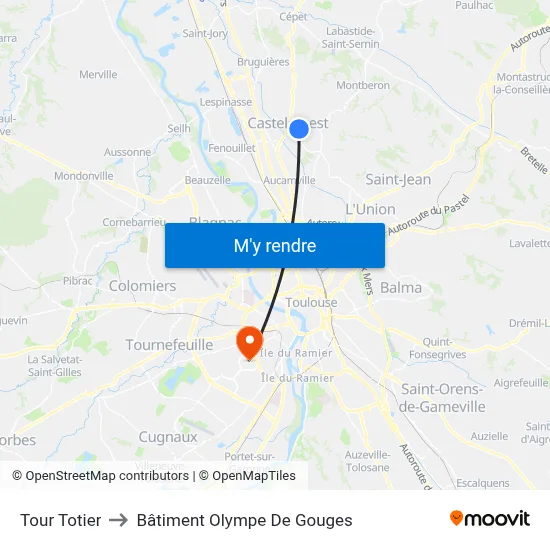 Tour Totier to Bâtiment Olympe De Gouges map