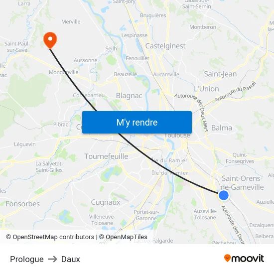 Prologue to Daux map