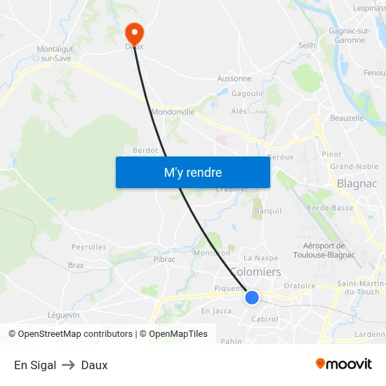 En Sigal to Daux map