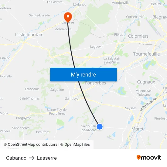 Cabanac to Lasserre map