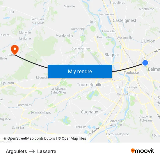 Argoulets to Lasserre map