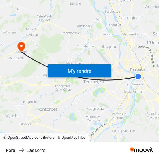 Féral to Lasserre map