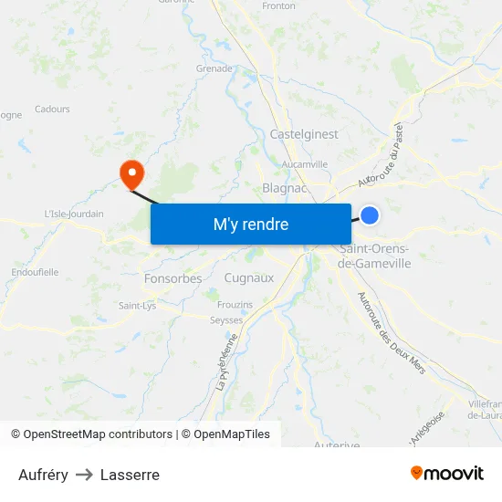 Aufréry to Lasserre map