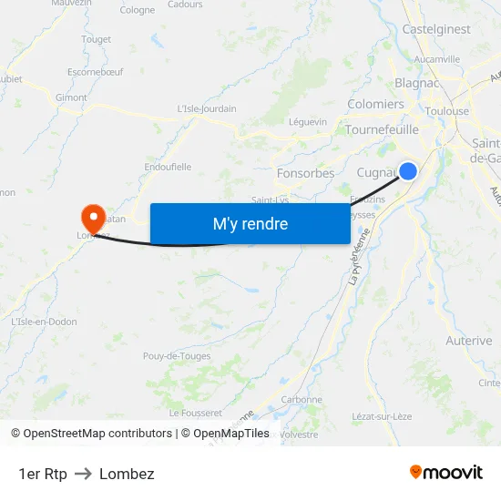1er Rtp to Lombez map