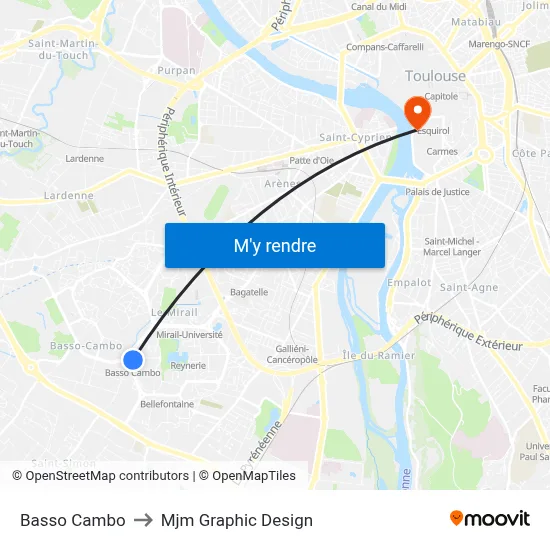 Basso Cambo to Mjm Graphic Design map