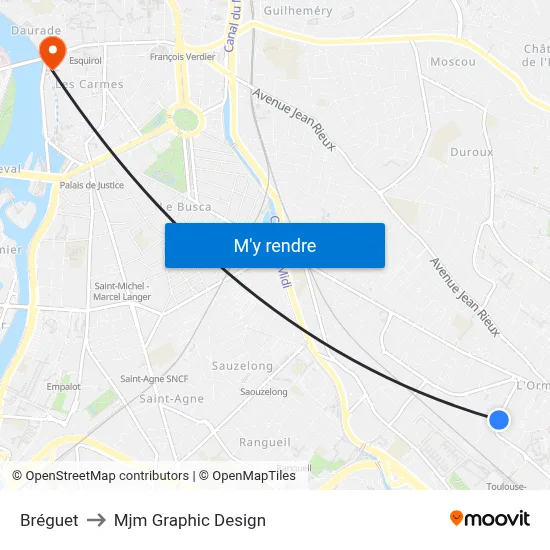 Bréguet to Mjm Graphic Design map