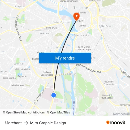 Marchant to Mjm Graphic Design map