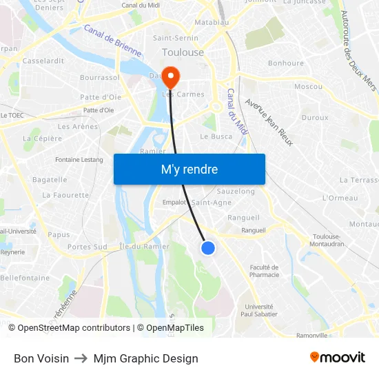 Bon Voisin to Mjm Graphic Design map