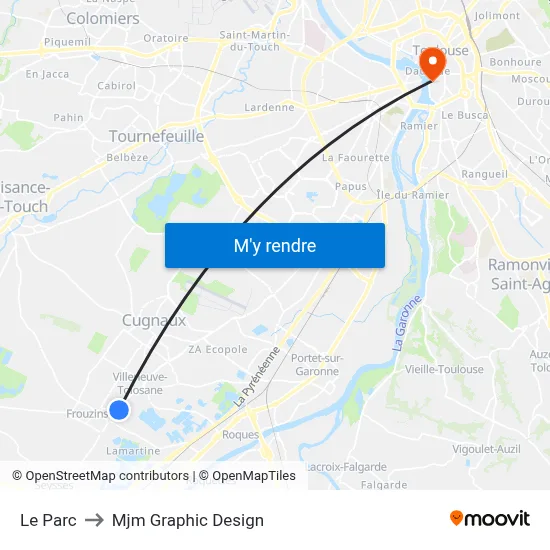 Le Parc to Mjm Graphic Design map