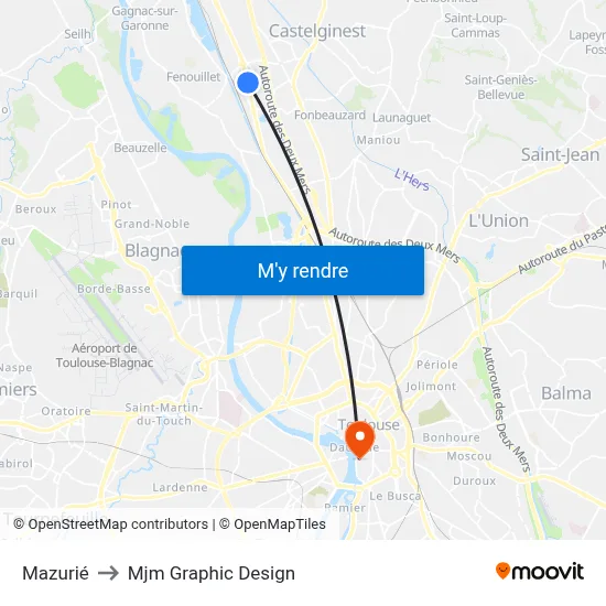 Mazurié to Mjm Graphic Design map