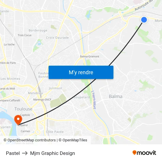 Pastel to Mjm Graphic Design map