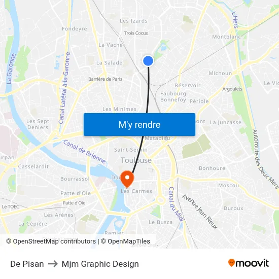 De Pisan to Mjm Graphic Design map