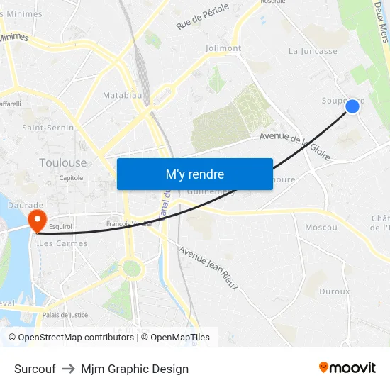 Surcouf to Mjm Graphic Design map