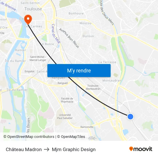 Château Madron to Mjm Graphic Design map