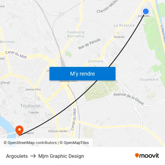 Argoulets to Mjm Graphic Design map