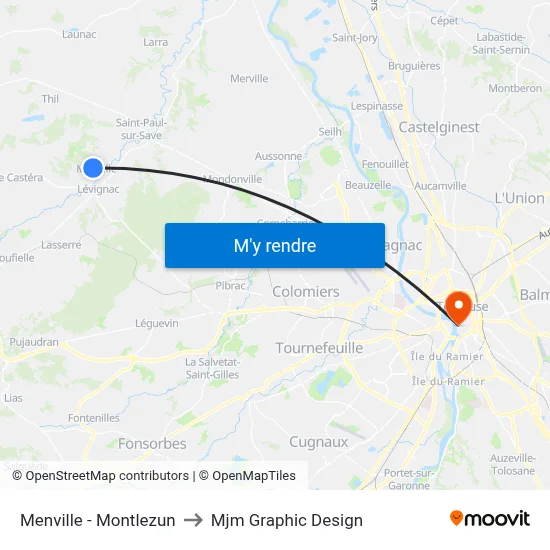 Menville - Montlezun to Mjm Graphic Design map