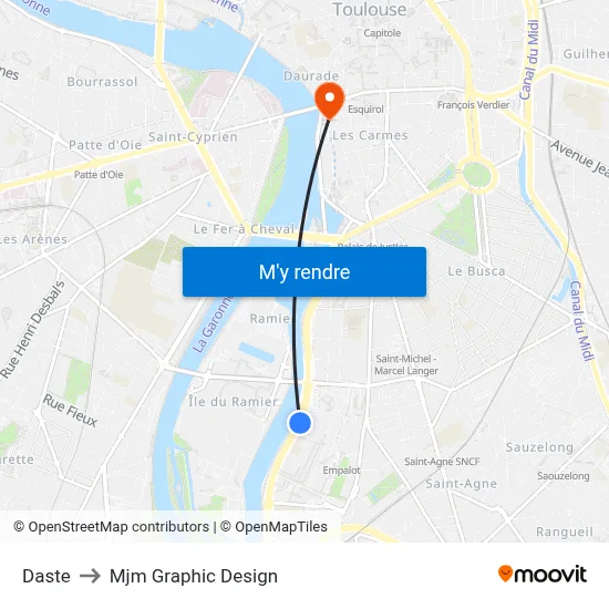 Daste to Mjm Graphic Design map