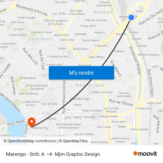 Marengo - Snfc A to Mjm Graphic Design map