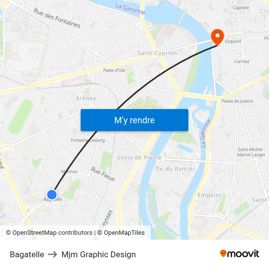 Bagatelle to Mjm Graphic Design map